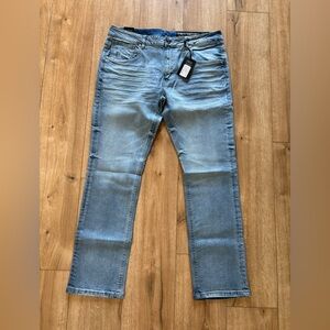 Men's Straight Fit Jeans in Light Blue